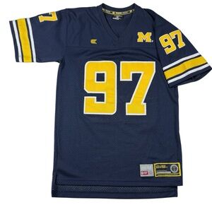 Michigan Wolverines Men’s Small / Youth Large Football Jersey #97 sewn on number